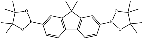 1,3,2-DIOXABOROLANE, 2,2'-(9,9-DIMETHYL-9H-FLUORENE-2,7-DIYL)BIS[4,4,5,5-TETRAMETHYL] Structural