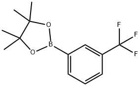 3-TRIFLUOROMETHYLPHENYLBORONIC ACID, PINACOL ESTER Structural