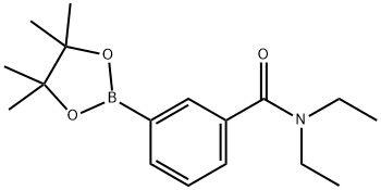 4-(N,N-DIETHYLAMINOCARBONYL)PHENYLBORONIC ACID, PINACOL ESTER Structural