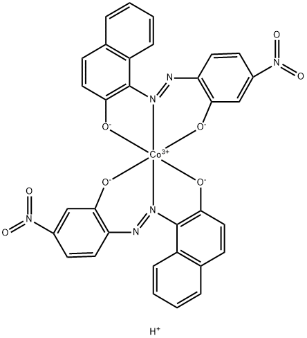 hydrogen bis[1-[(2-hydroxy-4-nitrophenyl)azo]naphthalen-2-olato(2-)]cobaltate(1-)  