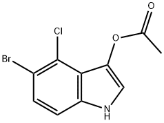 5-BROMO-4-CHLORO-3-INDOLYL ACETATE Structural Picture