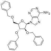 9-(2', 3', 5'-TRI-O-BENZYL-BETA-D-ARABINOFURANOSYL)-ADENINE