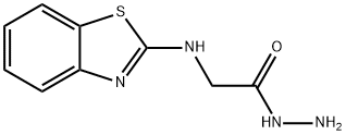 Glycine, N-2-benzothiazolyl-, hydrazide (9CI) Structural