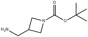 1-Boc-3-(Aminomethyl)azetidine Structural