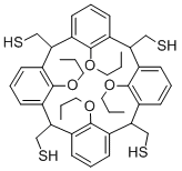 5,11,17,23-TETRAKIS-MERCAPTOMETHYL-25,26,27,28-TETRAPROPOXYCALIX[4!ARENE