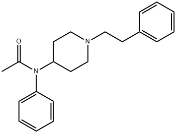 N-(1-PHENETHYL-PIPERIDIN-4-YL)-N-PHENYL-ACETAMIDE Structural