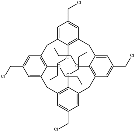 5,11,17,23-TETRAKIS-CHLOROMETHYL-25,26,27,28-TETRAPROPOXY-CALIX[4!ARENE, 98 Structural