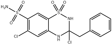 Benzyldihydrochlorothiazide Structural