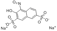 1-NITROSO-2-NAPHTHOL-3,6-DISULFONIC ACID DISODIUM SALT Structural