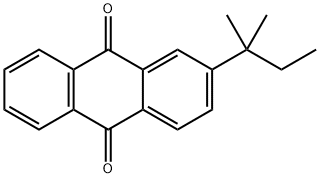 2-(1,1-Dimethylpropyl)anthraquinone Structural