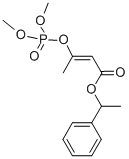 DIMETHYL (E)-1-METHYL-2-(1-PHENYLETHOXYCARBONYL) VINYL PHOSPHATE Structural