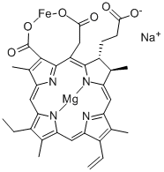 Chlorophyllinironcomplex Structural