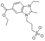 3-[6-(ETHOXYCARBONYL)-3-ETHYL-2-METHYL-3H-BENZIMIDAZOL-1-IUM-1-YL]PROPANE-1-SULFONATE Structural