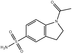 1-ACETYL-5-INDOLINESULFONAMIDE Structural