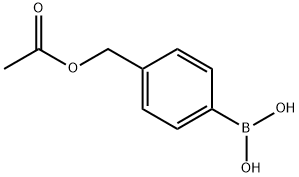 4-(ACETOXYMETHYL)BENZENEBORONIC ACID 97 Structural