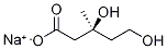 L-Mevalonic Acid SodiuM Salt Structural