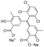 5-[(2,3,6-Trichlorophenyl)[3-methyl-4-oxo-5-(sodiooxycarbonyl)-2,5-cyclohexadien-1-ylidene]methyl]-2-hydroxy-3-methylbenzoic acid sodium salt