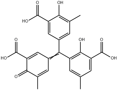 5-[(3-Carboxy-2-hydroxy-5-methylphenyl)(3-carboxy-5-methyl-4-oxo-2,5-cyclohexadien-1-ylidene)methyl]-2-hydroxy-3-methylbenzoic acid