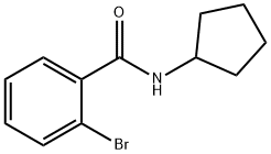 2-Bromo-N-cyclopentylbenzamide Structural