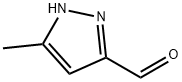 5-methyl-1H-pyrazole-3-carbaldehyde Structural