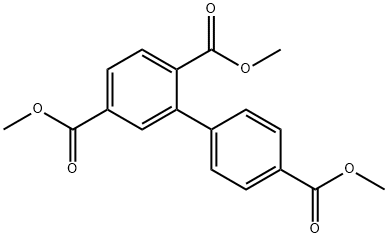 trimethyl [1,1'-biphenyl]-2,4',5-tricarboxylate  Structural