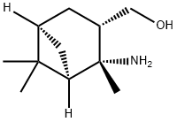 (1R,2R,3S,5R)-(2-AMINO-2,6,6-TRIMETHYL-BICYCLO[3.1.1]HEPT-3-YL)-METHANOL Structural