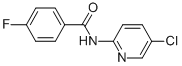 N-(5-CHLORO-2-PYRIDINYL)-4-FLUORO-BENZAMIDE Structural