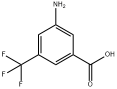 3-Amino-5-(trifluoromethyl)benzoic acid Structural