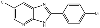 1H-IMIDAZO[4,5-B]PYRIDINE,2-(4-BROMOPHENYL)-6-CHLORO-