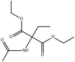 Diethyl 2-Ethyl-2-acetamidomalonate Structural