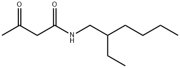 acetoaceticacid2-ethylhexylamide Structural