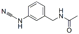 Acetamide,  N-[[3-(cyanoamino)phenyl]methyl]- Structural