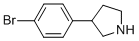 3-(4-BROMO-PHENYL)-PYRROLIDINE Structural