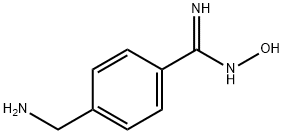 4-(Aminomethyl)-N-hydroxy-benzenecarboximidamide Structural