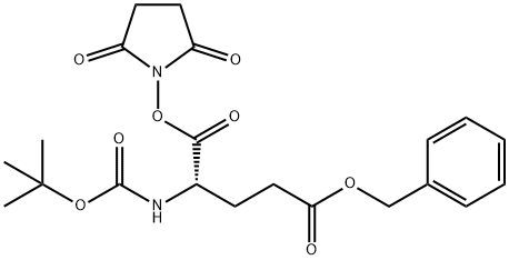 BOC-GLU(OBZL)-OSU Structural