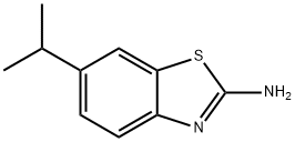 2-Benzothiazolamine,6-(1-methylethyl)-(9CI) Structural