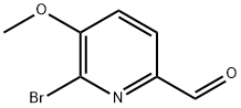 6-BroMo-5-Methoxypicolinaldehyde Structural