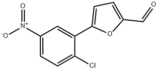 5-(2-CHLORO-5-NITRO-PHENYL)-FURAN-2-CARBALDEHYDE Structural