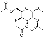 Methyl2,3,6-tri-O-acetyl-4-deoxy-4-fluoro-a-D-galactopyranoside Structural