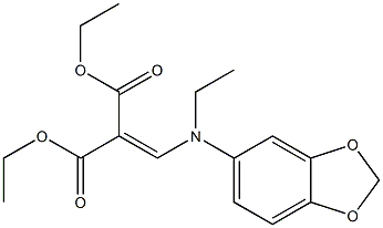 diethyl [[N-ethyl-3,4-(methylenedioxy)anilino]methylene]malonate       