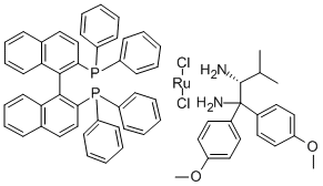 DICHLORO[(R)-2,2'-BIS(DIPHENYLPHOSPHINO)-1,1'-BINAPHTHYL][(R)-1,1-BIS(P-METHOXYPHENYL)-2-ISOPROPYLETHANE-1,2-DIAMINE]RUTHENIUM(II)