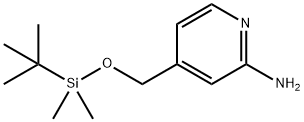 4-(TERT-BUTYL-DIMETHYL-SILANYLOXYMETHYL)-PYRIDIN-2-YLAMINE Structural