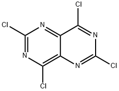 2,4,6,8-TETRACHLOROPYRIMIDO[5,4-D]PYRIMIDINE Structural