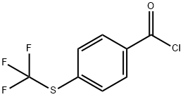 4-(Trifluoromethylthio)benzoyl chloride Structural