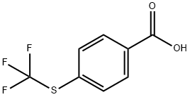 4-(TRIFLUOROMETHYLTHIO)BENZOIC ACID Structural