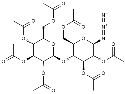 HEPTA-O-ACETYL-BETA-MALTOSYL AZIDE Structural