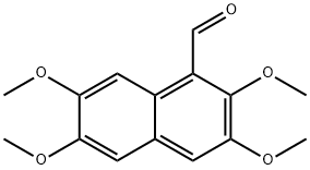 2,3,6,7-TETRAMETHOXY-1-NAPHTHALENEALDEHYDE Structural