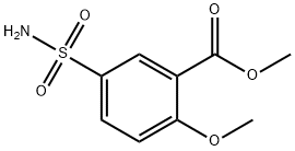 Methyl 2-methoxy-5-sulfamoylbenzoate Structural