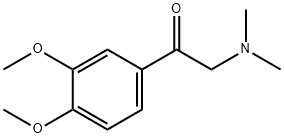 2-(Dimethylamino)-3',4'-dimethoxyacetophenone Structural