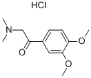 ETHANONE, 1-(3,4-DIMETHOXYPHENYL)-2-(DIMETHYLAMINO)-, HYDROCHLORIDE Structural